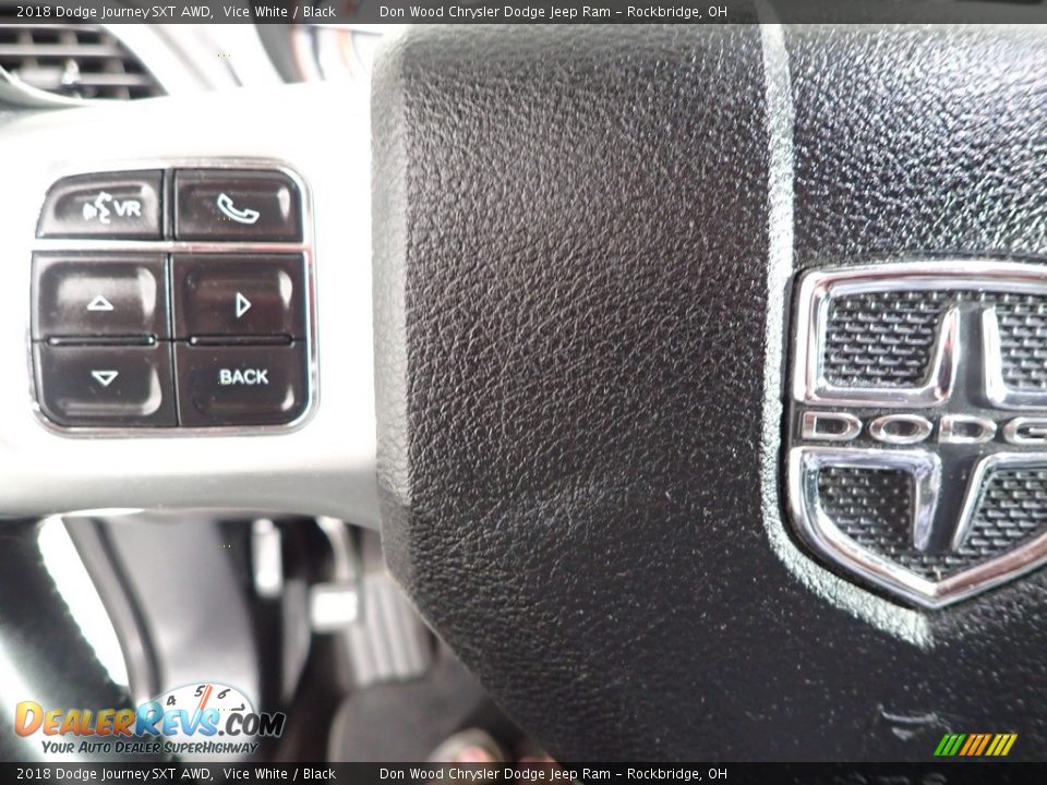 2018 Dodge Journey SXT AWD Vice White / Black Photo #16