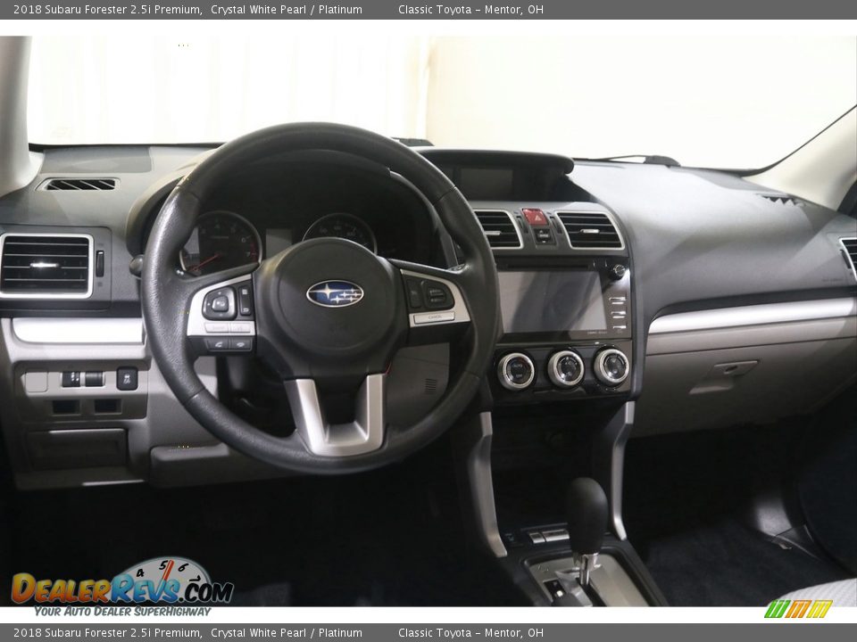 2018 Subaru Forester 2.5i Premium Crystal White Pearl / Platinum Photo #6