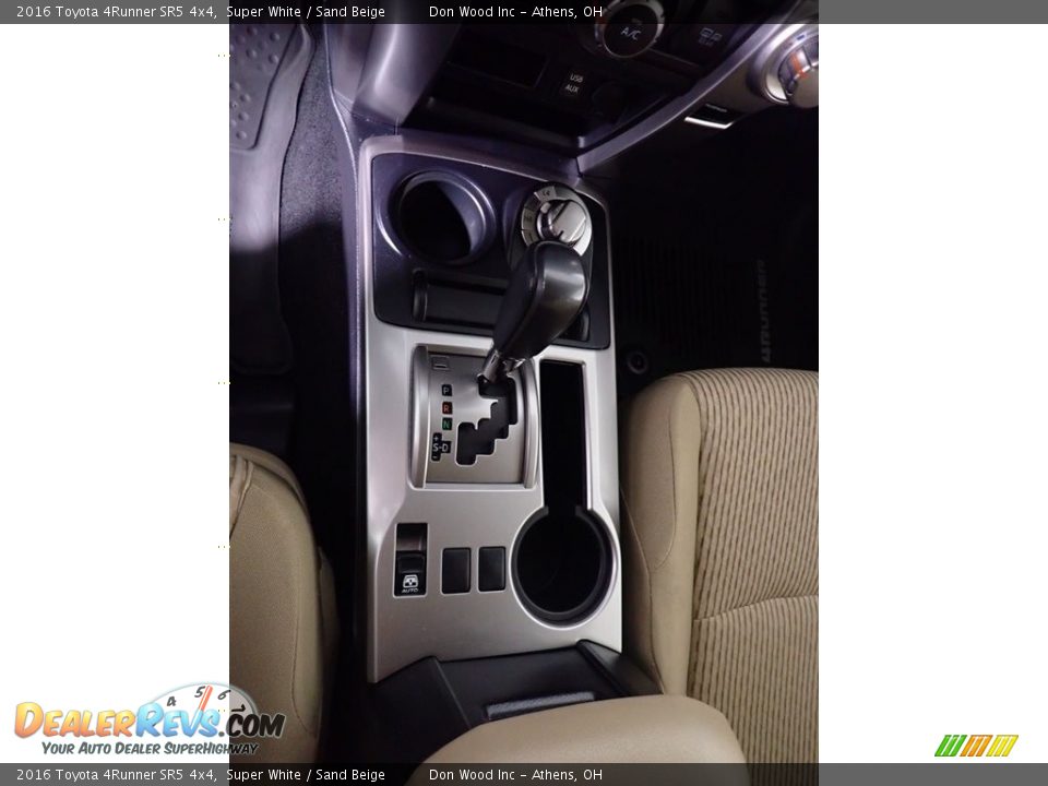 2016 Toyota 4Runner SR5 4x4 Super White / Sand Beige Photo #33