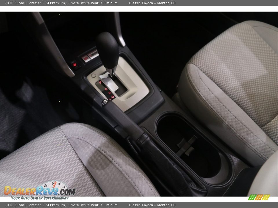 2018 Subaru Forester 2.5i Premium Crystal White Pearl / Platinum Photo #17