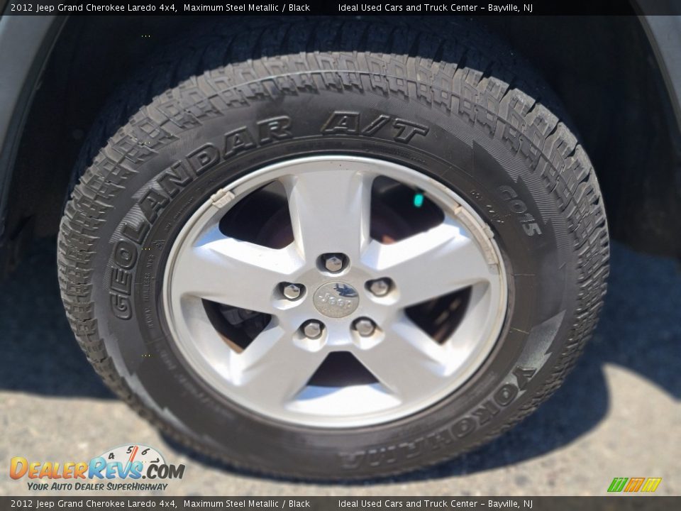 2012 Jeep Grand Cherokee Laredo 4x4 Maximum Steel Metallic / Black Photo #28
