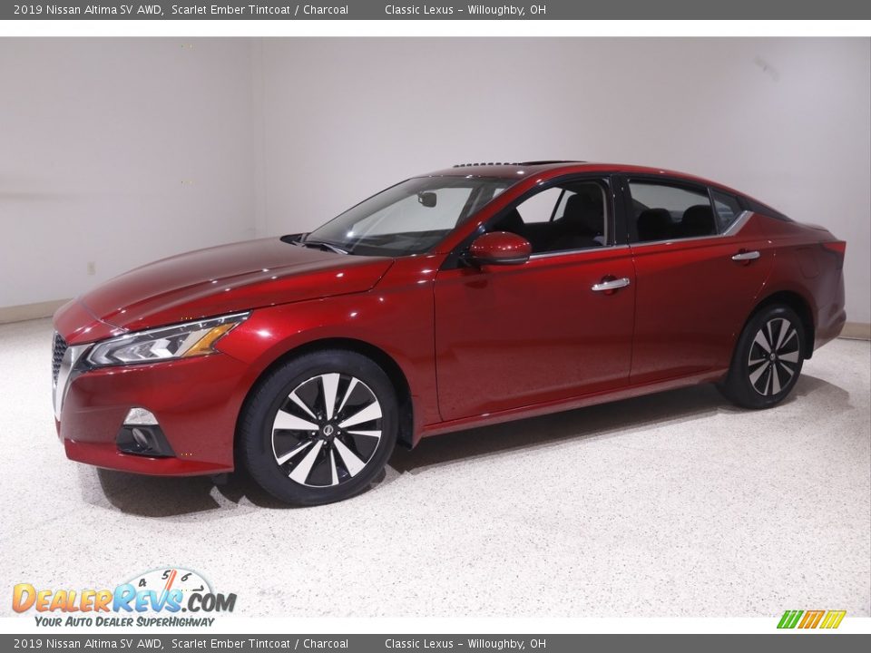 2019 Nissan Altima SV AWD Scarlet Ember Tintcoat / Charcoal Photo #3