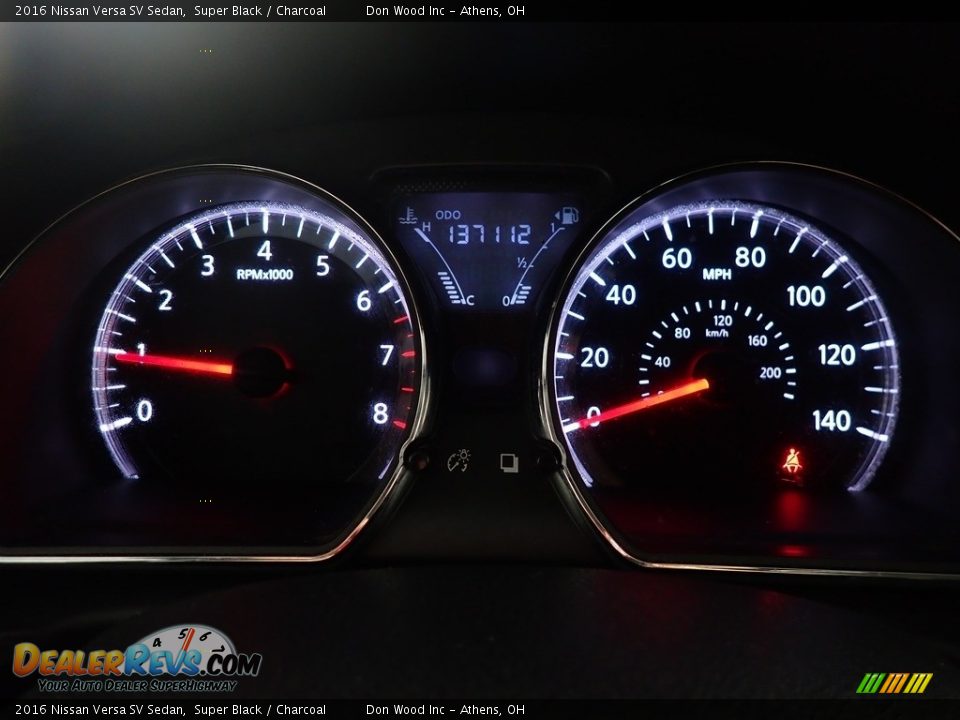 2016 Nissan Versa SV Sedan Gauges Photo #27