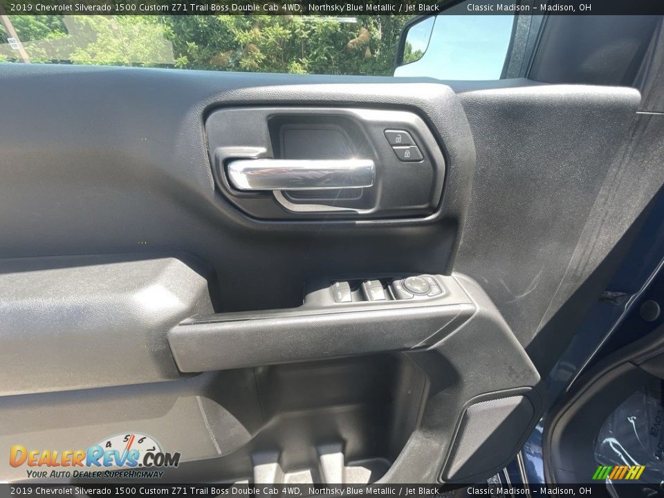 2019 Chevrolet Silverado 1500 Custom Z71 Trail Boss Double Cab 4WD Northsky Blue Metallic / Jet Black Photo #8