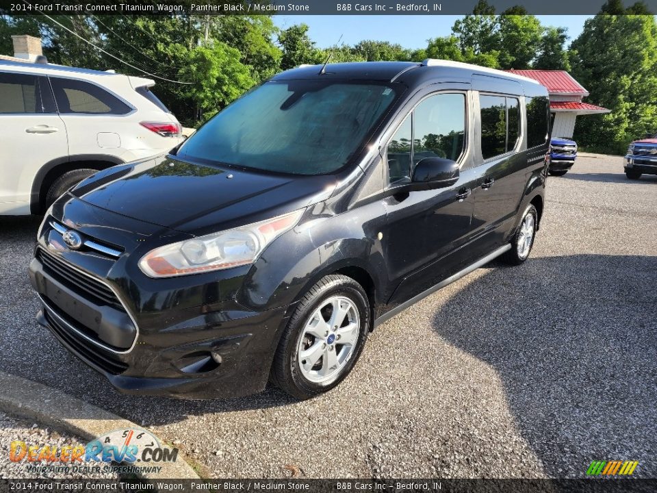 Front 3/4 View of 2014 Ford Transit Connect Titanium Wagon Photo #4