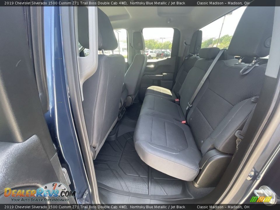 2019 Chevrolet Silverado 1500 Custom Z71 Trail Boss Double Cab 4WD Northsky Blue Metallic / Jet Black Photo #16