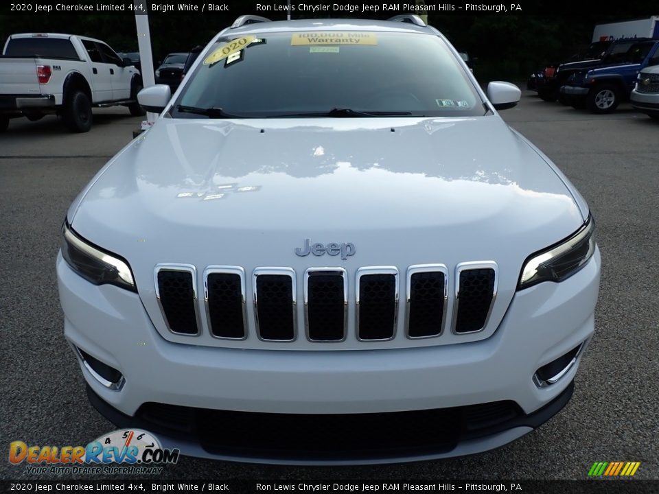 2020 Jeep Cherokee Limited 4x4 Bright White / Black Photo #9