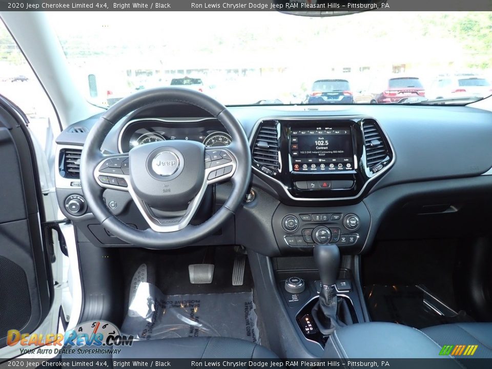 2020 Jeep Cherokee Limited 4x4 Bright White / Black Photo #13