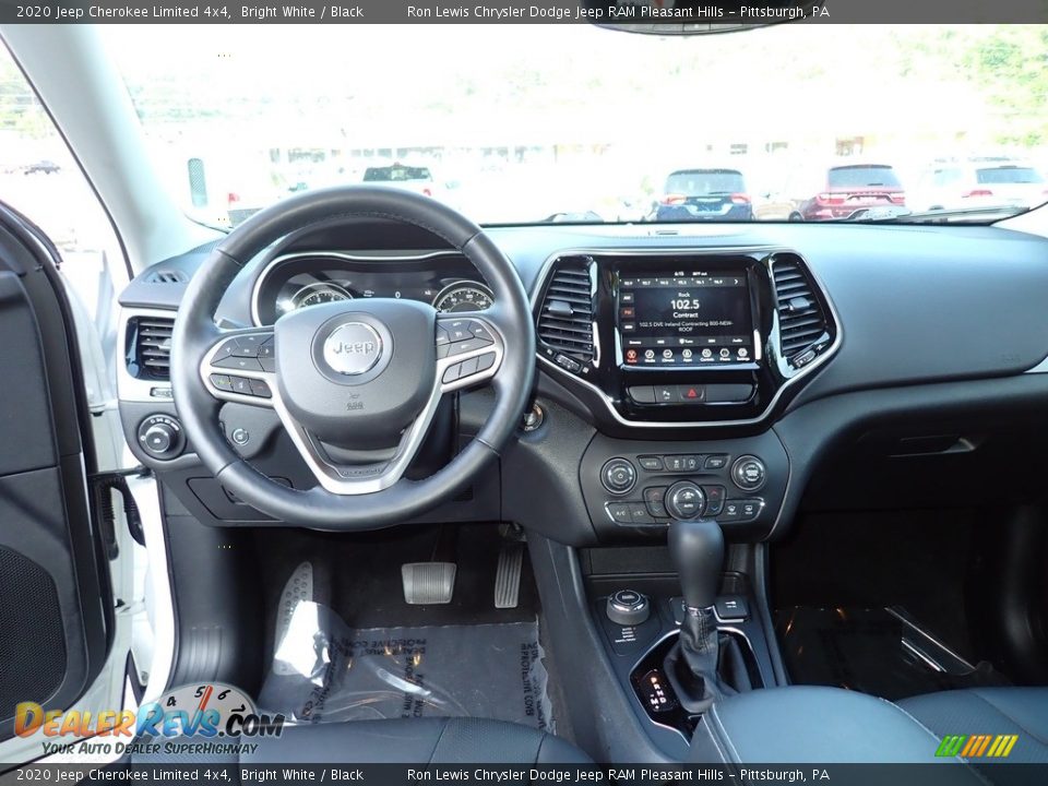 2020 Jeep Cherokee Limited 4x4 Bright White / Black Photo #13