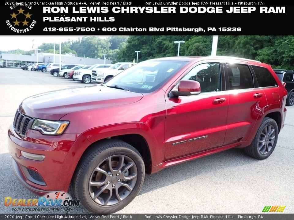 2020 Jeep Grand Cherokee High Altitude 4x4 Velvet Red Pearl / Black Photo #1