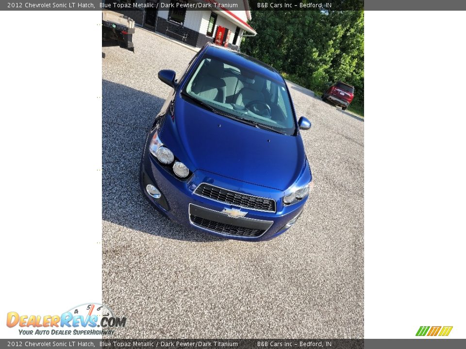2012 Chevrolet Sonic LT Hatch Blue Topaz Metallic / Dark Pewter/Dark Titanium Photo #7
