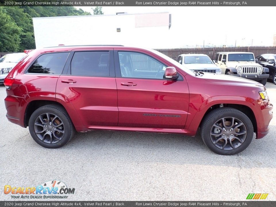 2020 Jeep Grand Cherokee High Altitude 4x4 Velvet Red Pearl / Black Photo #7