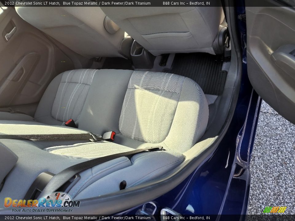 2012 Chevrolet Sonic LT Hatch Blue Topaz Metallic / Dark Pewter/Dark Titanium Photo #16