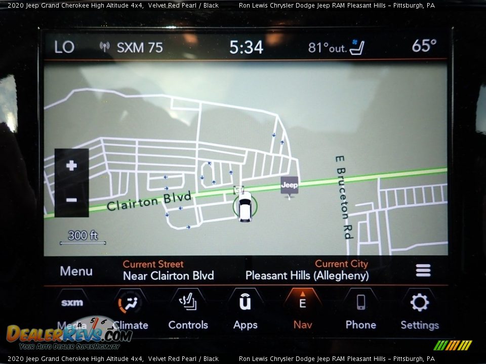 Navigation of 2020 Jeep Grand Cherokee High Altitude 4x4 Photo #18