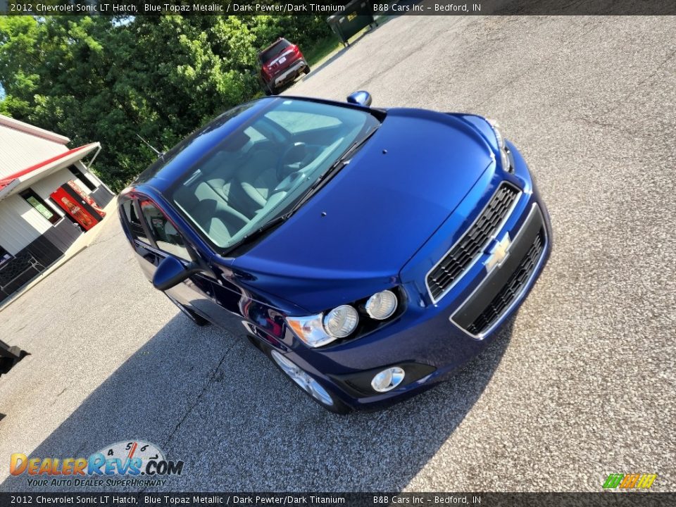 2012 Chevrolet Sonic LT Hatch Blue Topaz Metallic / Dark Pewter/Dark Titanium Photo #22