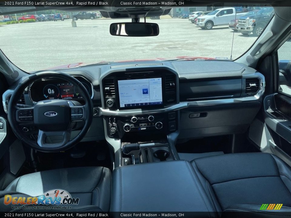 2021 Ford F150 Lariat SuperCrew 4x4 Rapid Red / Black Photo #10