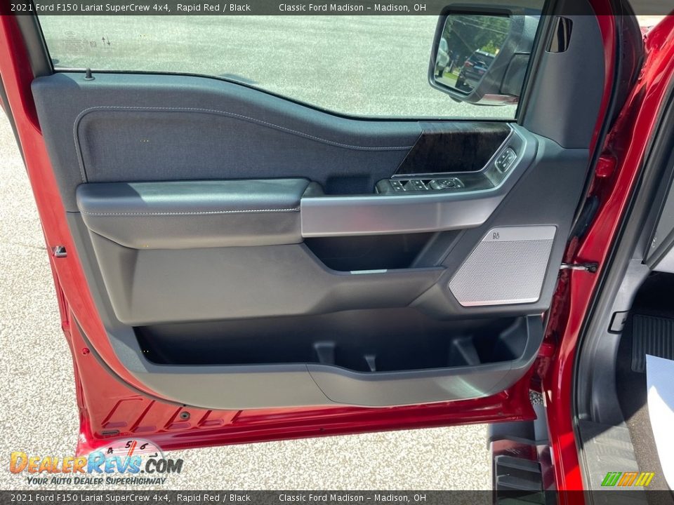 2021 Ford F150 Lariat SuperCrew 4x4 Rapid Red / Black Photo #12