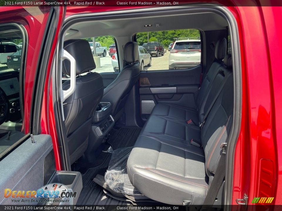 2021 Ford F150 Lariat SuperCrew 4x4 Rapid Red / Black Photo #13