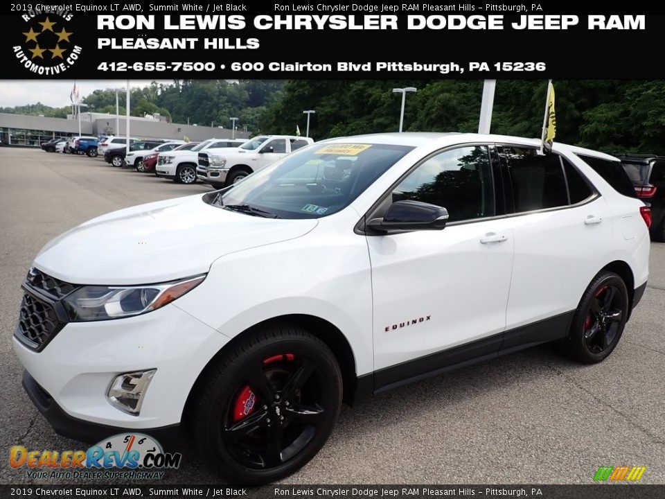 2019 Chevrolet Equinox LT AWD Summit White / Jet Black Photo #1