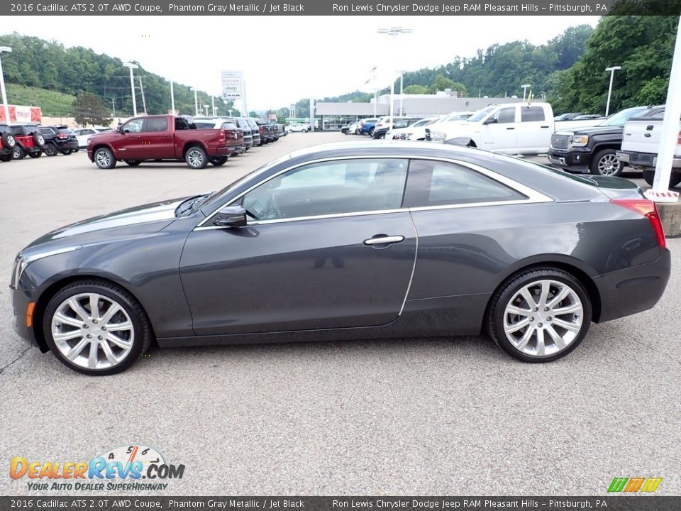 Phantom Gray Metallic 2016 Cadillac ATS 2.0T AWD Coupe Photo #2