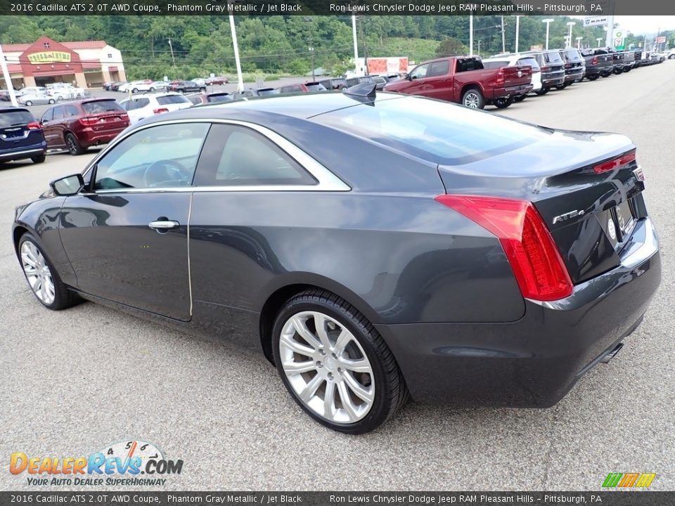 2016 Cadillac ATS 2.0T AWD Coupe Phantom Gray Metallic / Jet Black Photo #3