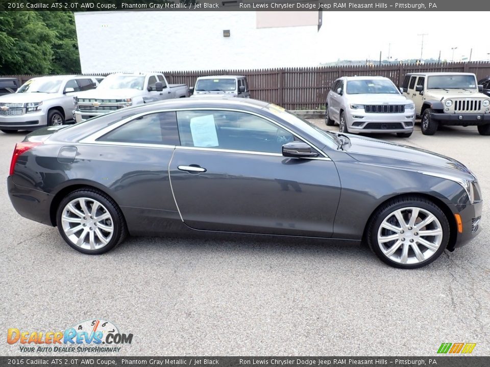 Phantom Gray Metallic 2016 Cadillac ATS 2.0T AWD Coupe Photo #7