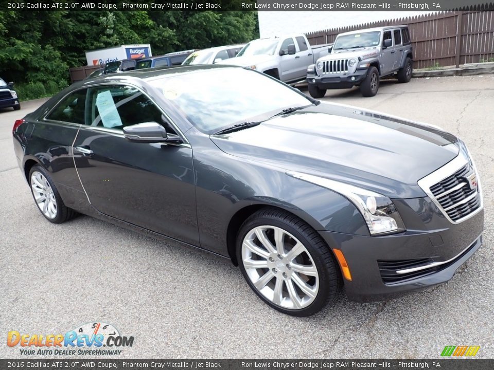 Front 3/4 View of 2016 Cadillac ATS 2.0T AWD Coupe Photo #8