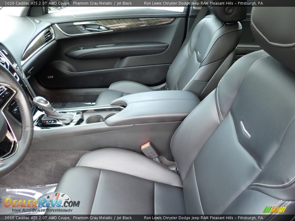 Front Seat of 2016 Cadillac ATS 2.0T AWD Coupe Photo #11