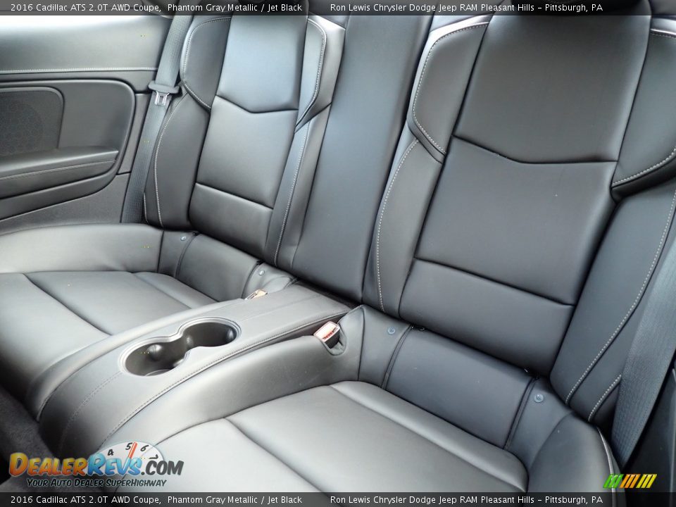 Rear Seat of 2016 Cadillac ATS 2.0T AWD Coupe Photo #12