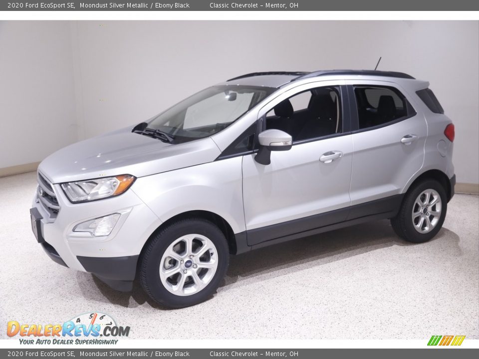 2020 Ford EcoSport SE Moondust Silver Metallic / Ebony Black Photo #3