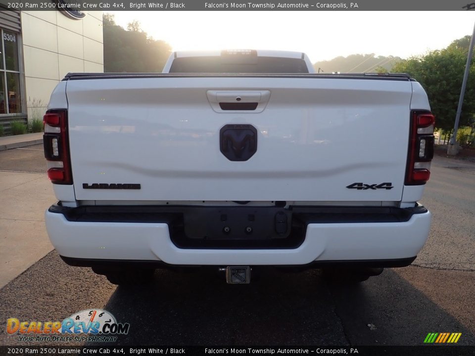 2020 Ram 2500 Laramie Crew Cab 4x4 Bright White / Black Photo #3