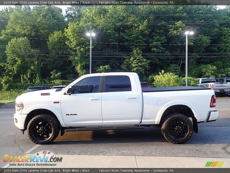 2020 Ram 2500 Laramie Crew Cab 4x4 Bright White / Black Photo #5