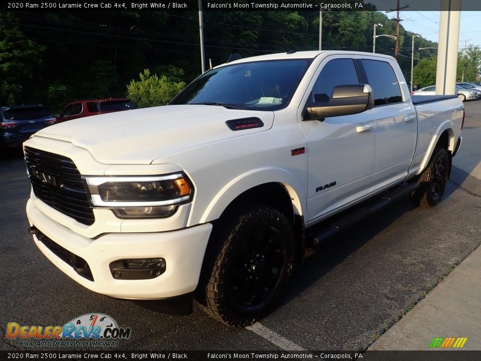 2020 Ram 2500 Laramie Crew Cab 4x4 Bright White / Black Photo #6