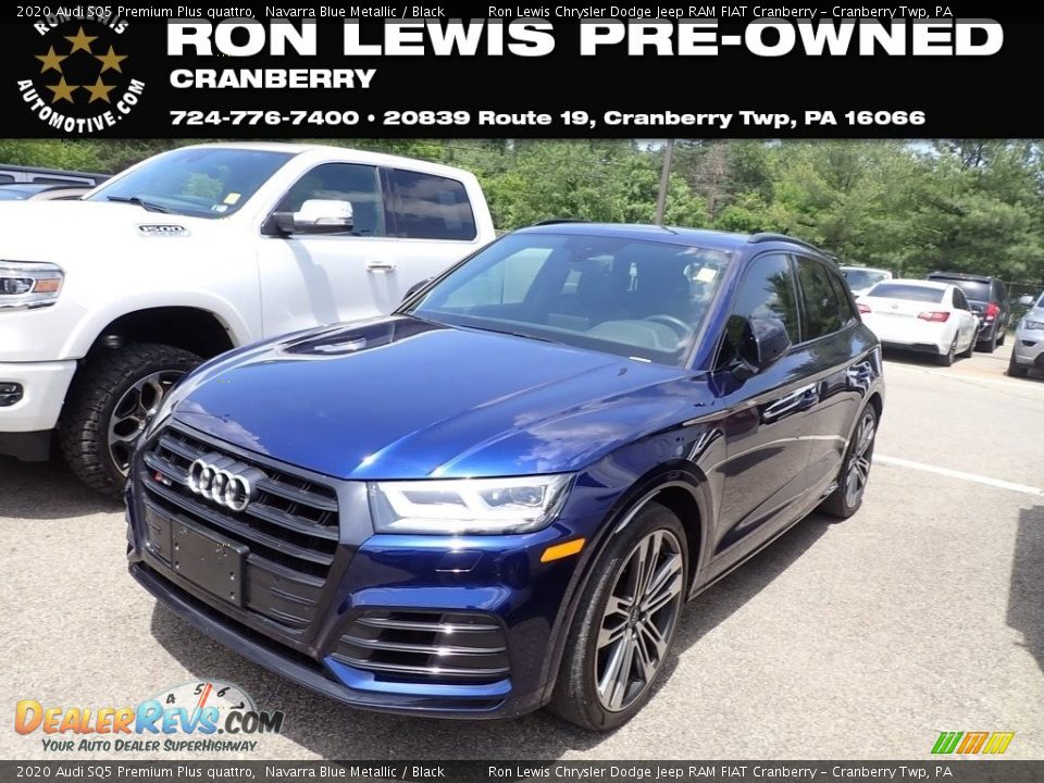 2020 Audi SQ5 Premium Plus quattro Navarra Blue Metallic / Black Photo #1