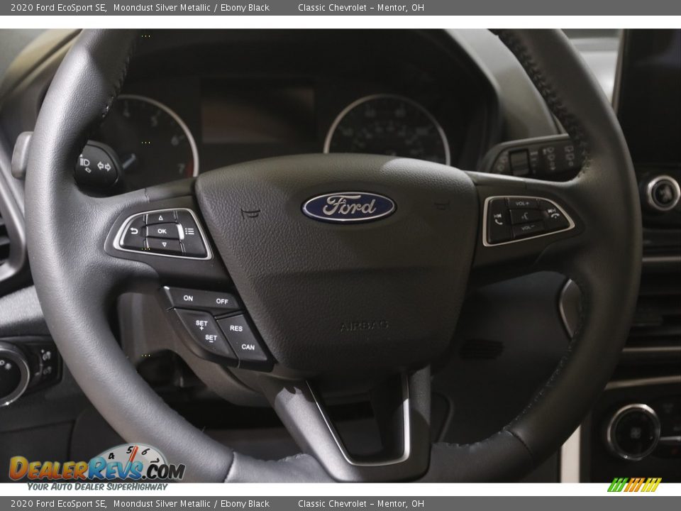 2020 Ford EcoSport SE Moondust Silver Metallic / Ebony Black Photo #7