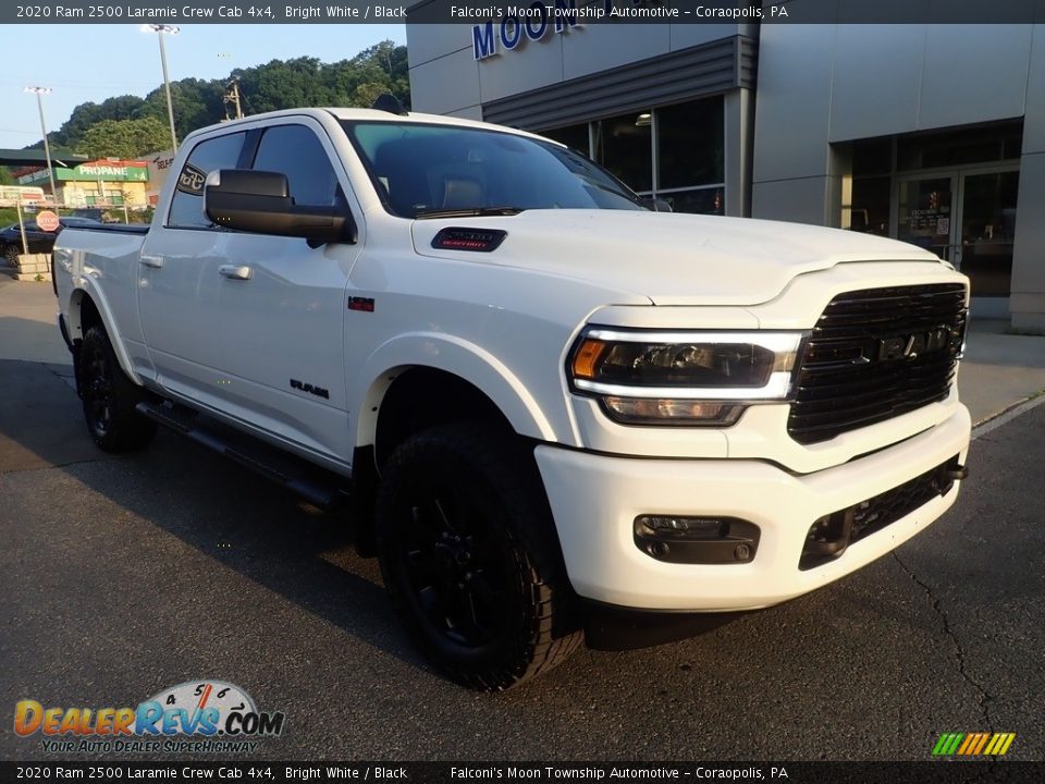 2020 Ram 2500 Laramie Crew Cab 4x4 Bright White / Black Photo #8