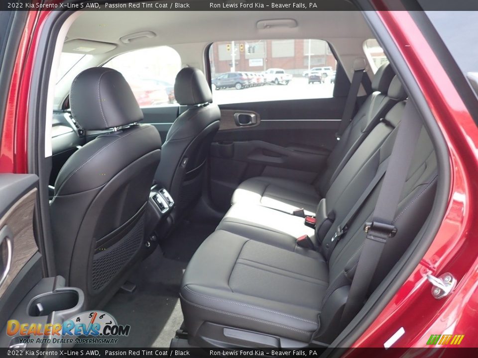 2022 Kia Sorento X-Line S AWD Passion Red Tint Coat / Black Photo #12