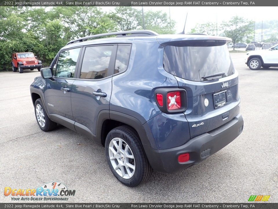 2022 Jeep Renegade Latitude 4x4 Slate Blue Pearl / Black/Ski Gray Photo #3