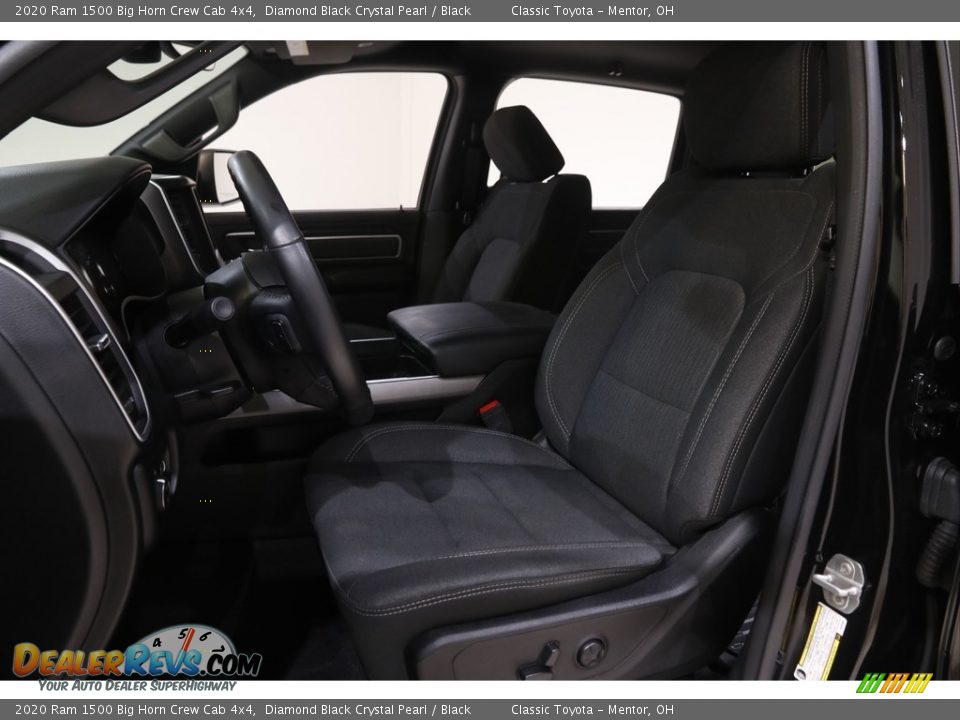 2020 Ram 1500 Big Horn Crew Cab 4x4 Diamond Black Crystal Pearl / Black Photo #5