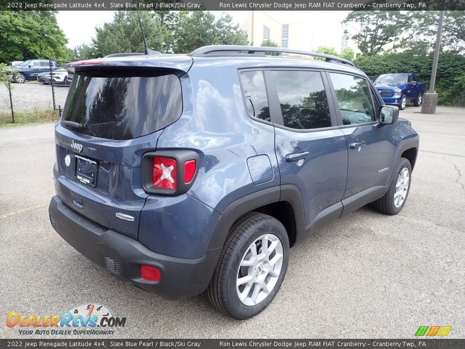 2022 Jeep Renegade Latitude 4x4 Slate Blue Pearl / Black/Ski Gray Photo #5