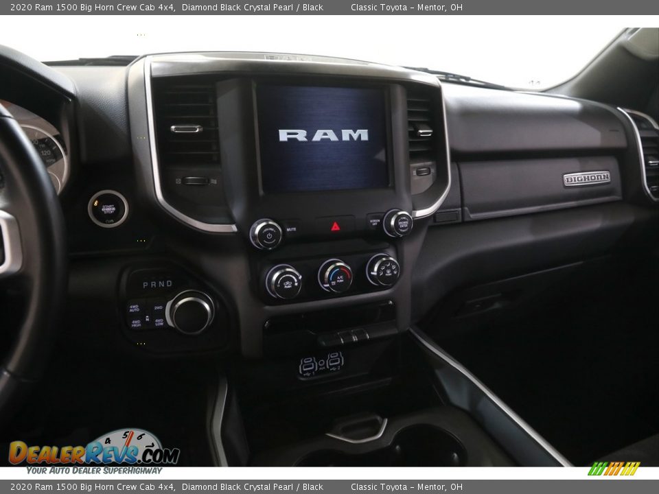 2020 Ram 1500 Big Horn Crew Cab 4x4 Diamond Black Crystal Pearl / Black Photo #9