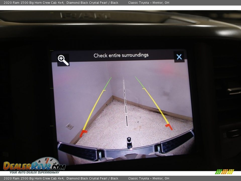 2020 Ram 1500 Big Horn Crew Cab 4x4 Diamond Black Crystal Pearl / Black Photo #14