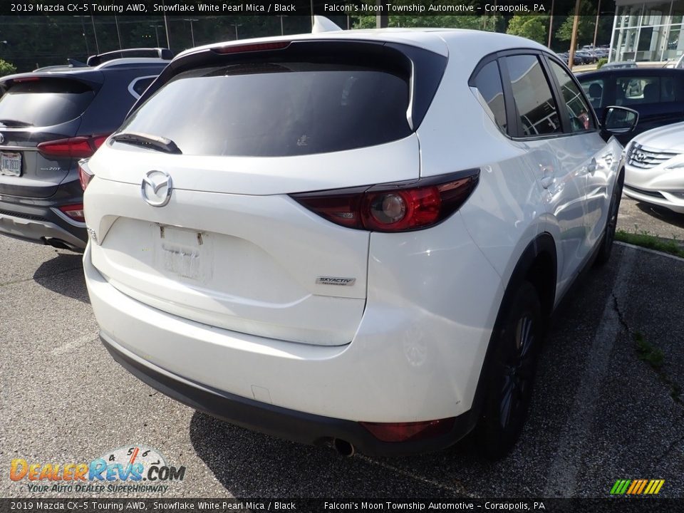 2019 Mazda CX-5 Touring AWD Snowflake White Pearl Mica / Black Photo #4