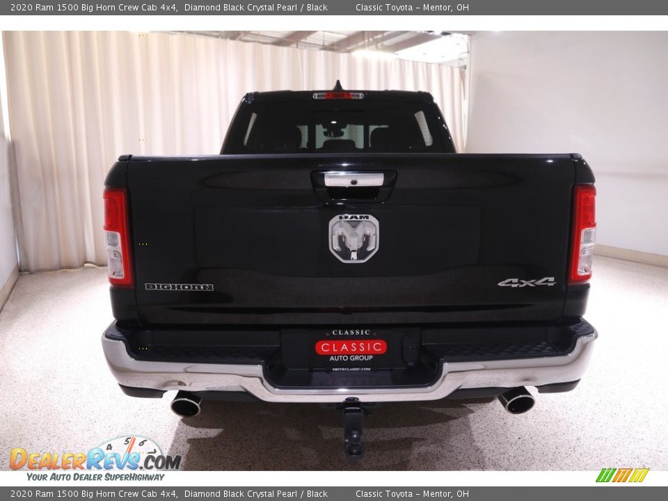 2020 Ram 1500 Big Horn Crew Cab 4x4 Diamond Black Crystal Pearl / Black Photo #21