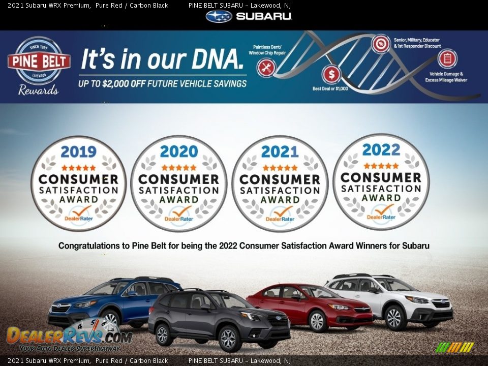 Dealer Info of 2021 Subaru WRX Premium Photo #11