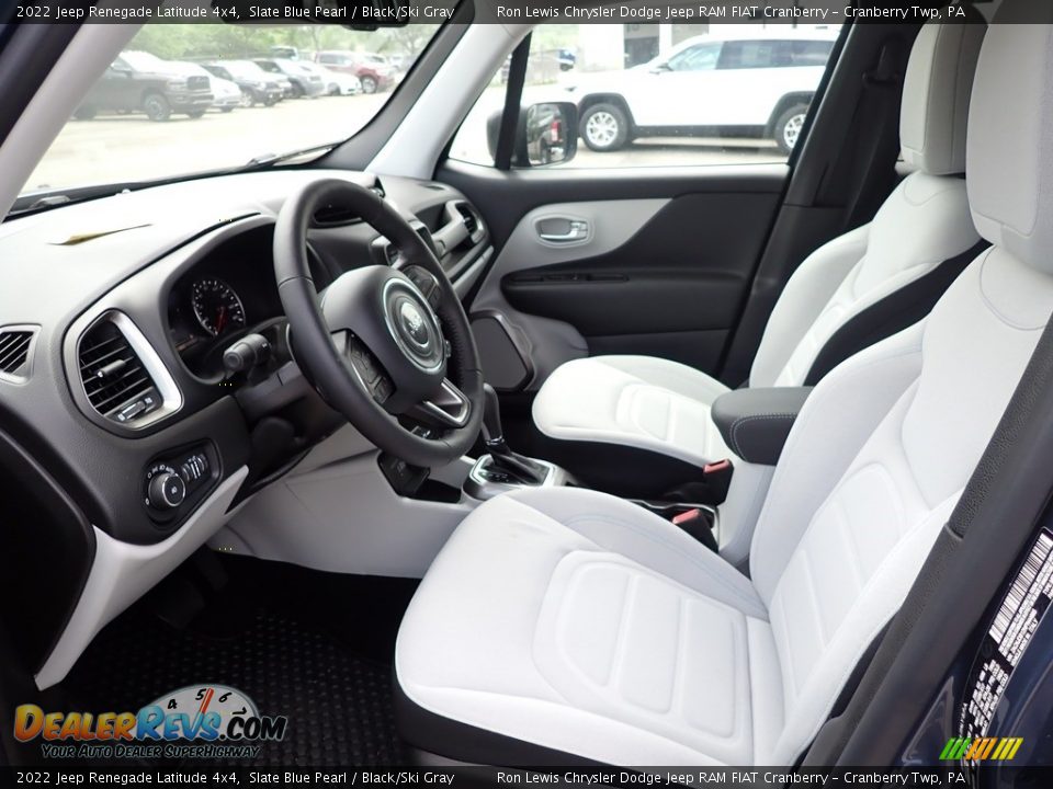 Black/Ski Gray Interior - 2022 Jeep Renegade Latitude 4x4 Photo #14