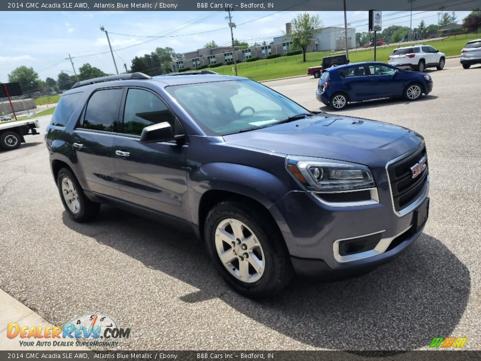 2014 GMC Acadia SLE AWD Atlantis Blue Metallic / Ebony Photo #1