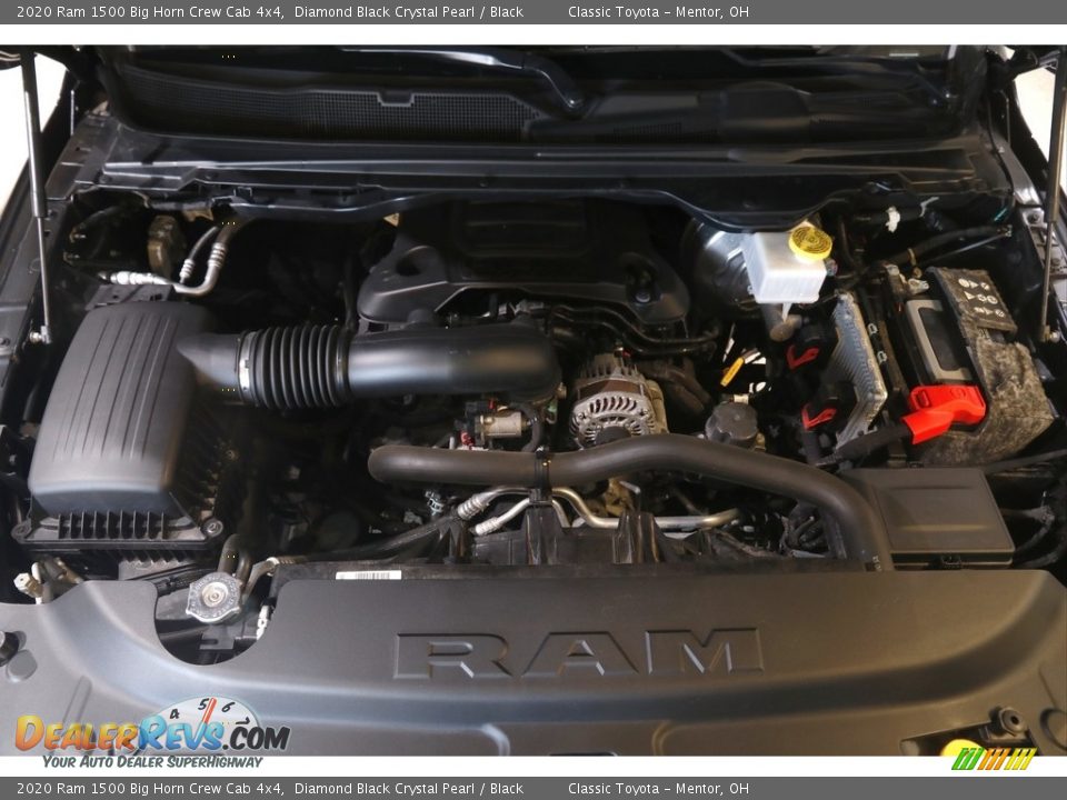 2020 Ram 1500 Big Horn Crew Cab 4x4 Diamond Black Crystal Pearl / Black Photo #22