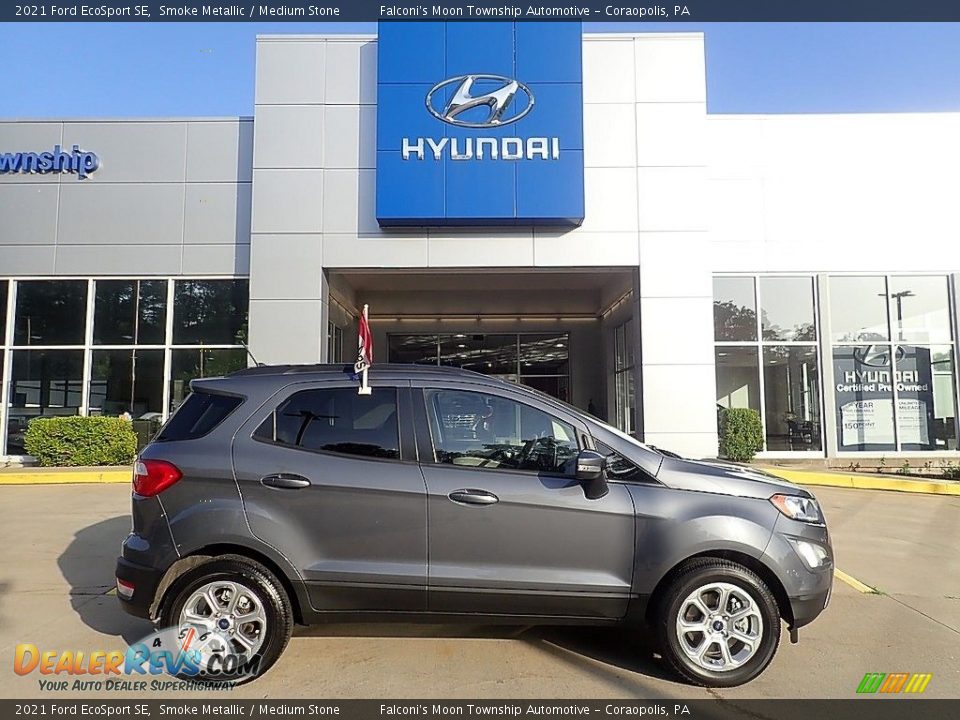 2021 Ford EcoSport SE Smoke Metallic / Medium Stone Photo #1