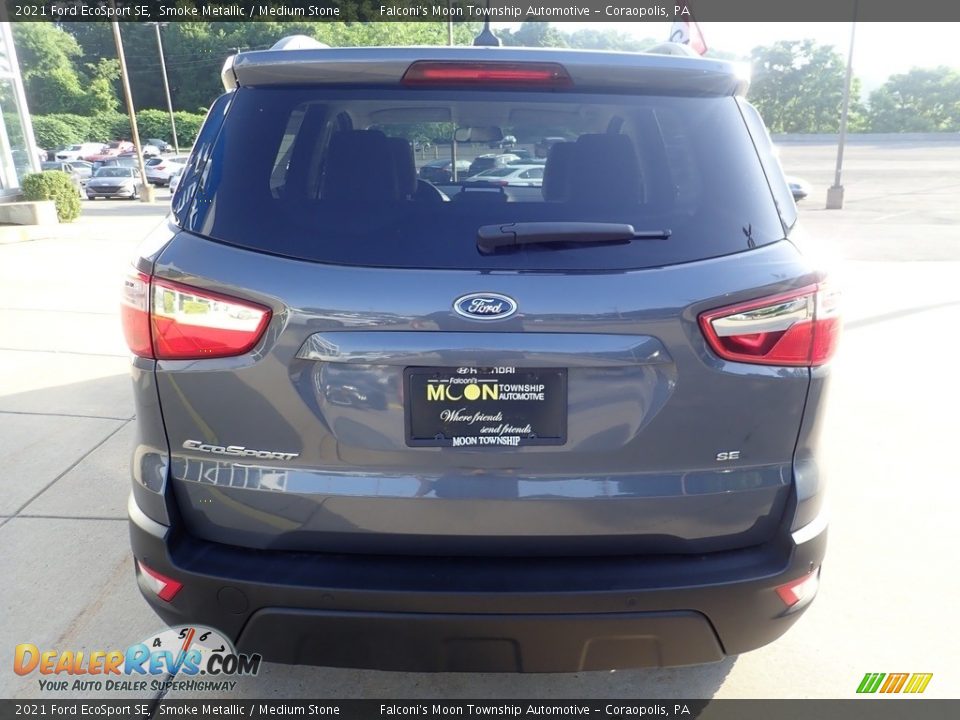 2021 Ford EcoSport SE Smoke Metallic / Medium Stone Photo #3